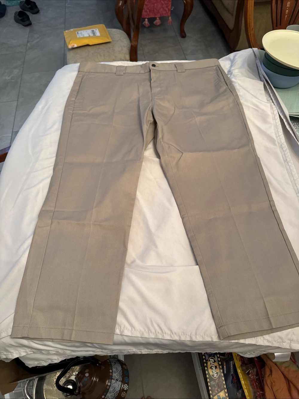 Brahma Men's Khaki Chino Pants - Light Tan